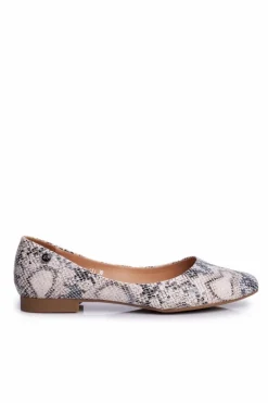 Baleriny Damskie Sergio Leone Biały Wąż BL611 Nemsis