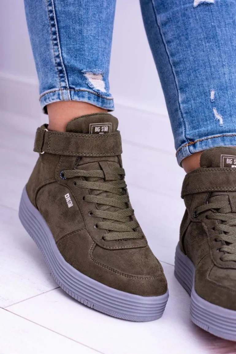 Big Star Sneakersy Trampki Khaki BB274648