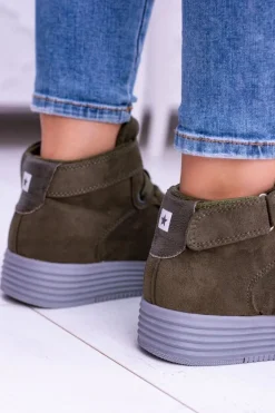 Big Star Sneakersy Trampki Khaki BB274648