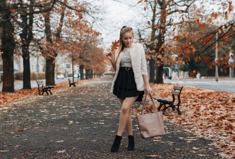 Botki Damskie Ciepłe Eko Zamsz Czarne So Good