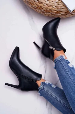 Botki Damskie Na Szpilce Sergio Leone BT502