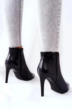 Botki Damskie Na Szpilce Sergio Leone BT501