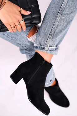 Botki Damskie Sergio Leone Czarne BT528