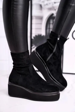 Botki Damskie Sergio Leone BT730 Czarne