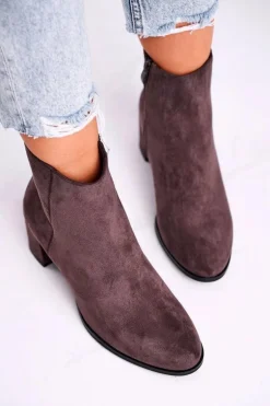 Botki Damskie Sergio Leone Coffee BT528