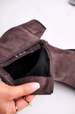 Botki Damskie Sergio Leone Coffee BT528