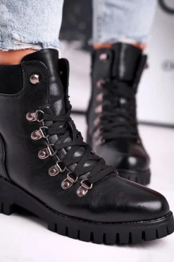 Botki Damskie Workery Czarne Endragon