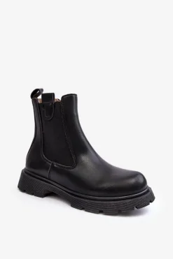 Botki Sztyblety Damskie Na Zamek Czarne Ramhel