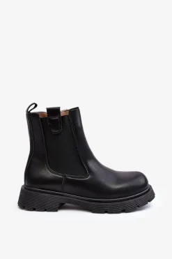 Botki Sztyblety Damskie Na Zamek Czarne Ramhel