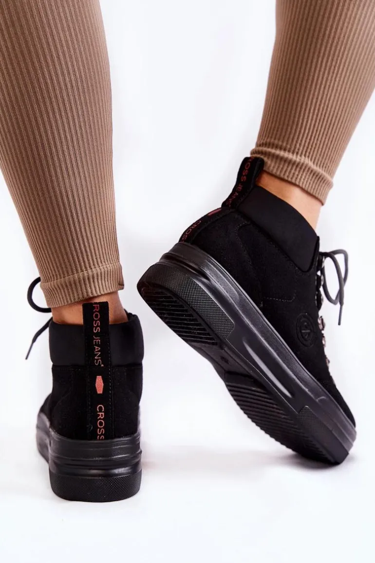 Botki Trapery Cross Jeans KK2R4074C Czarne