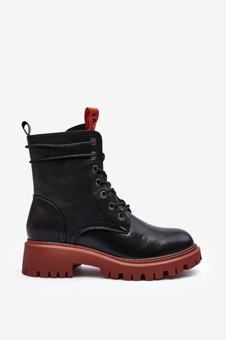 Botki Trapery Damskie La.Fi 250045OR-LA Czarne