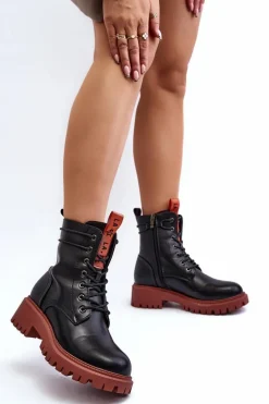 Botki Trapery Damskie La.Fi 250045OR-LA Czarne