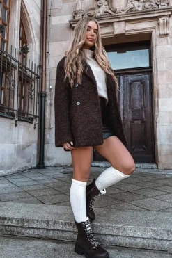 Botki Trapery Damskie Z Eko Skóry Czekoladowe Bellora