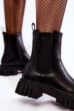 Botki Workery Cross Jeans KK2R4069C Czarne