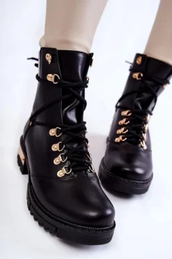 Botki Workery Lewski Shoes 3243 Czarne