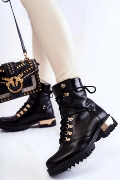 Botki Workery Lewski Shoes 3243 Czarne