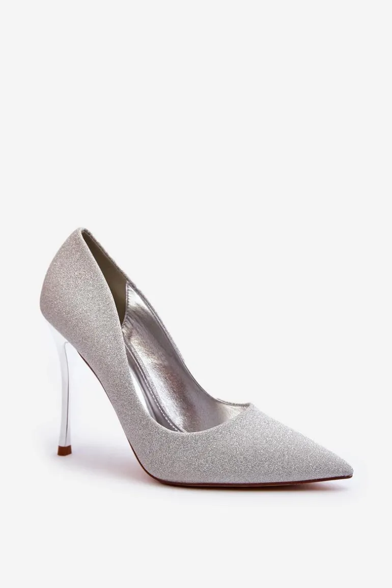 Brokatowe Szpilki Srebrne Tiberona