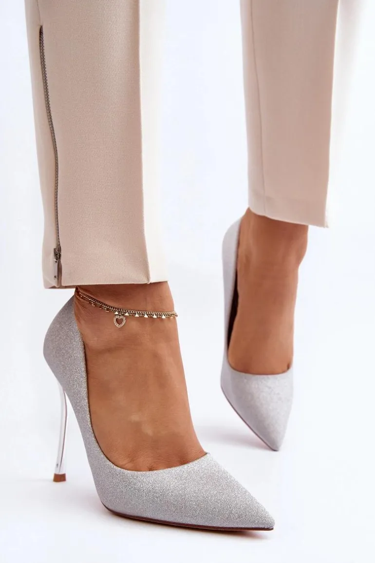 Brokatowe Szpilki Srebrne Tiberona