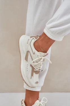 Buty Sportowe Damskie Big Star NN274A096 HI-POLY SYSTEM Beżowe