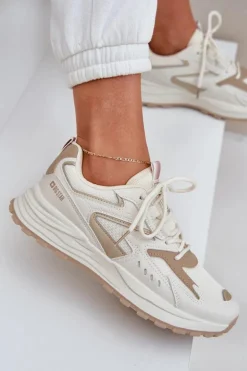 Buty Sportowe Damskie Big Star NN274A096 HI-POLY SYSTEM Beżowe