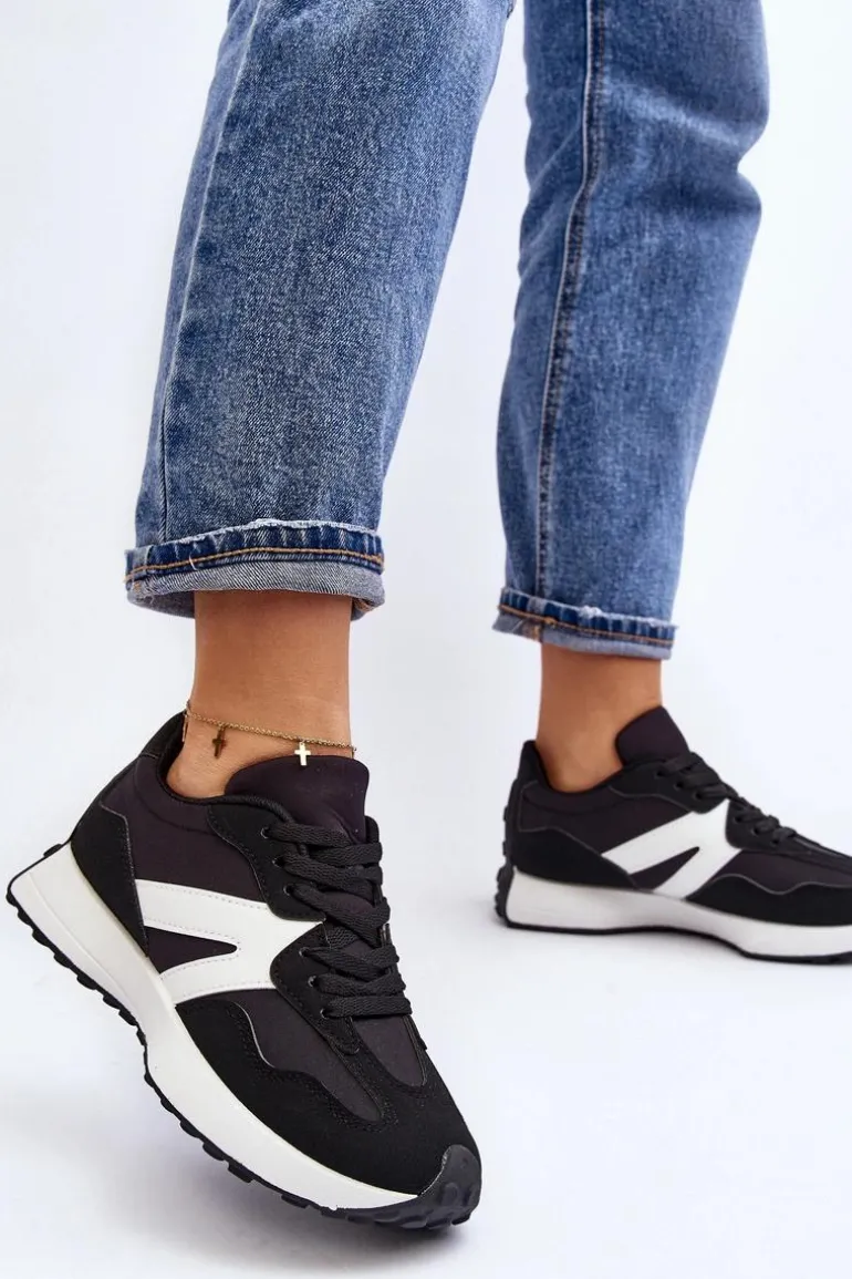 Buty Sportowe Damskie Czarne Chloette