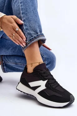 Buty Sportowe Damskie Czarne Chloette