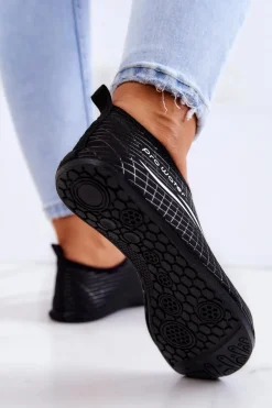 Buty Sportowe Damskie Do Wody ProWater 22-4-013L Czarne