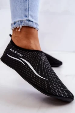 Buty Sportowe Damskie Do Wody ProWater 22-4-013L Czarne