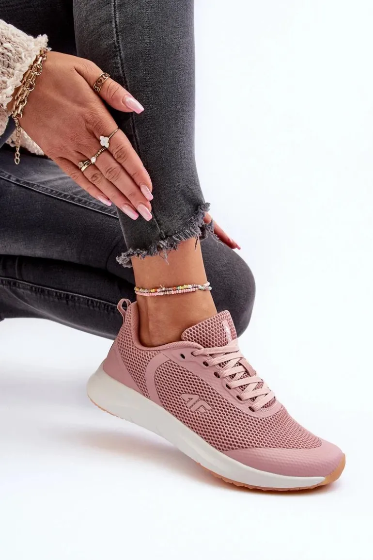Buty Sportowe Damskie 4F 4FMM00FSPOF027 Różowe