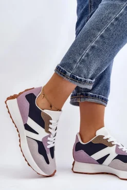 Buty Sportowe Damskie Fioletowe Chloette