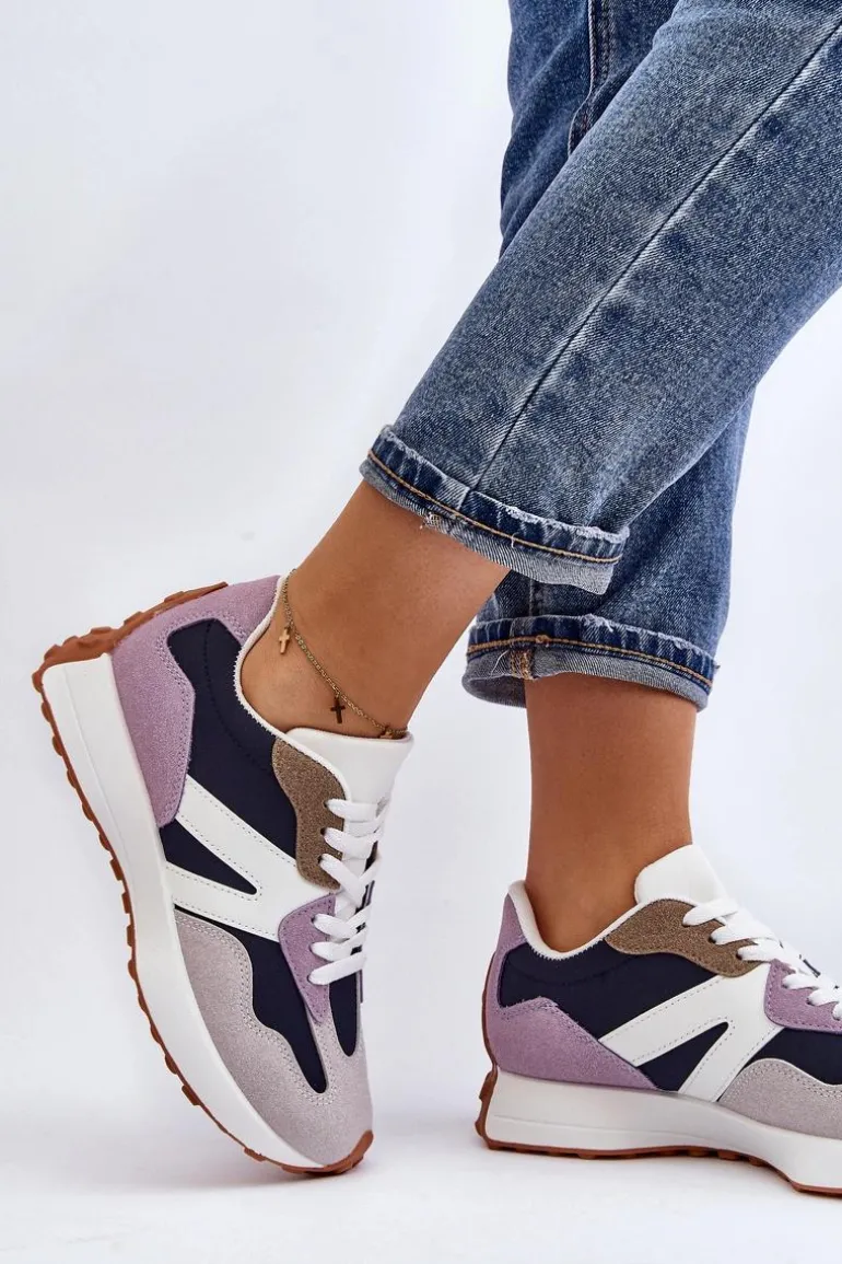 Buty Sportowe Damskie Fioletowe Chloette