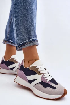 Buty Sportowe Damskie Fioletowe Chloette
