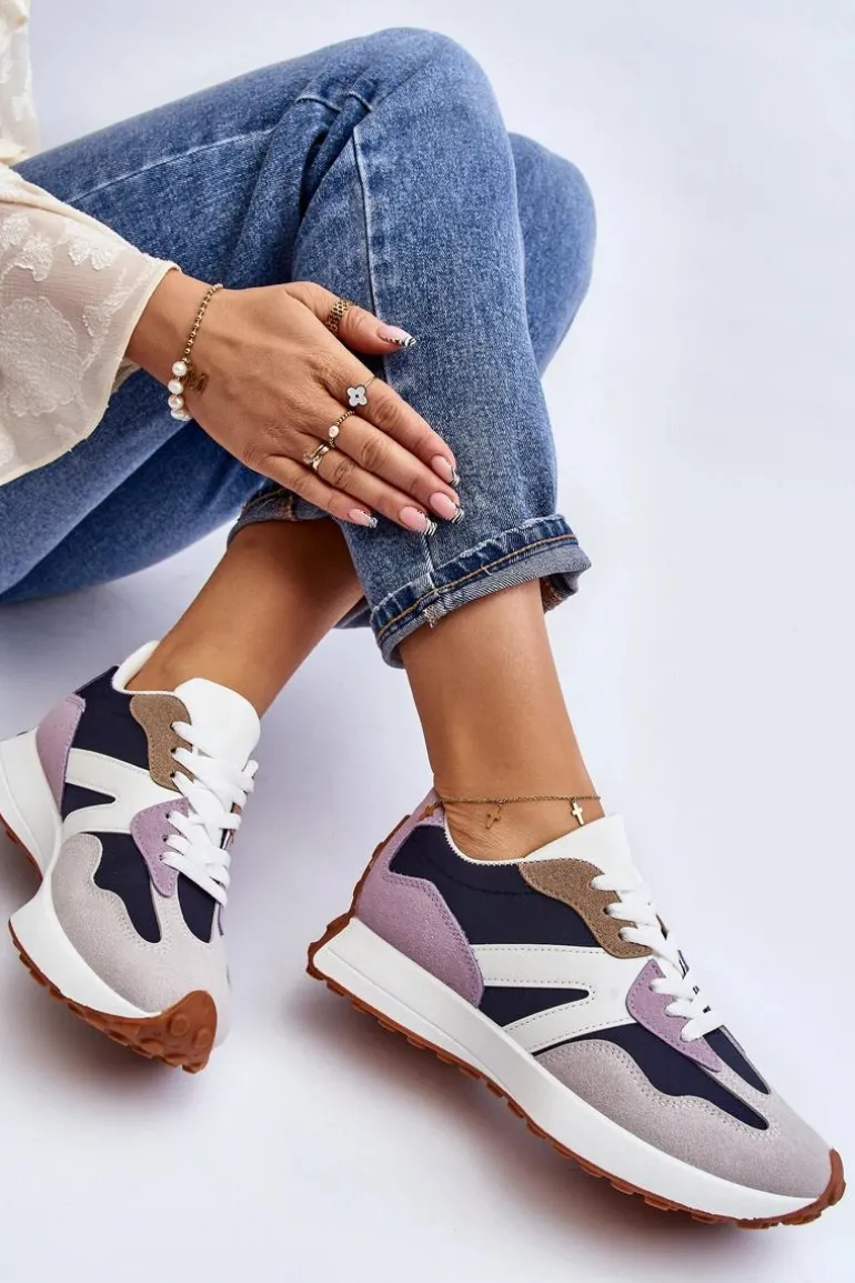 Buty Sportowe Damskie Fioletowe Chloette