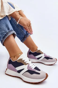 Buty Sportowe Damskie Fioletowe Chloette