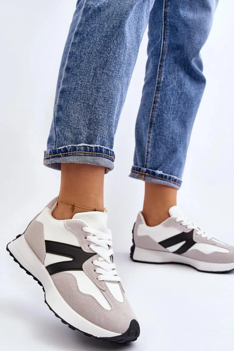 Buty Sportowe Damskie Szare Chloette