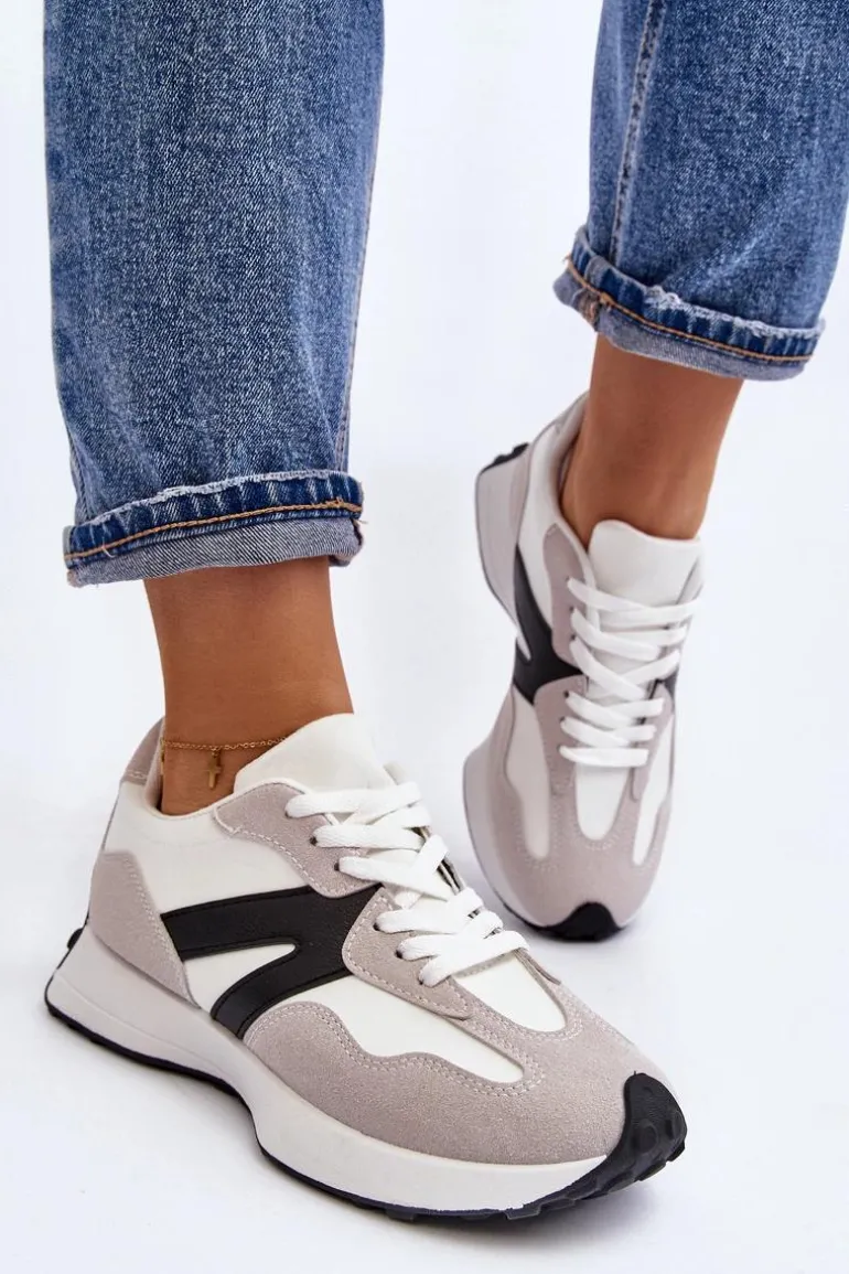 Buty Sportowe Damskie Szare Chloette