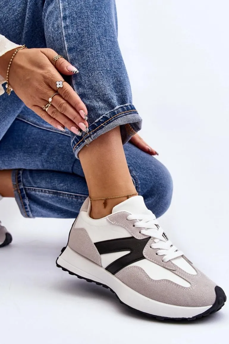 Buty Sportowe Damskie Szare Chloette