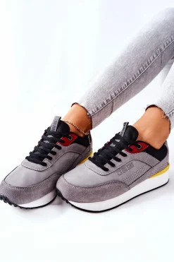 Buty Sportowe Memory Foam Big Star II274406 Szare