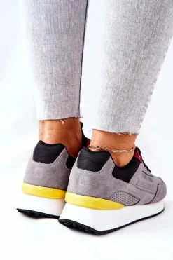 Buty Sportowe Memory Foam Big Star II274406 Szare