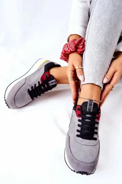 Buty Sportowe Memory Foam Big Star II274406 Szare