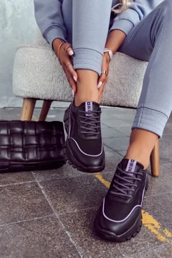 Buty Sportowe Memory Foam Big Star JJ274786 Czarne