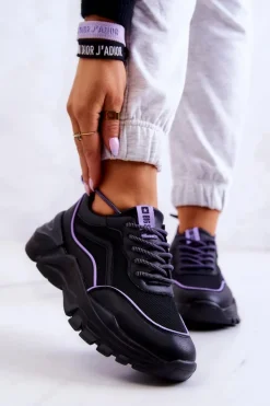 Buty Sportowe Memory Foam Big Star JJ274786 Czarne