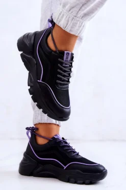 Buty Sportowe Memory Foam Big Star JJ274786 Czarne