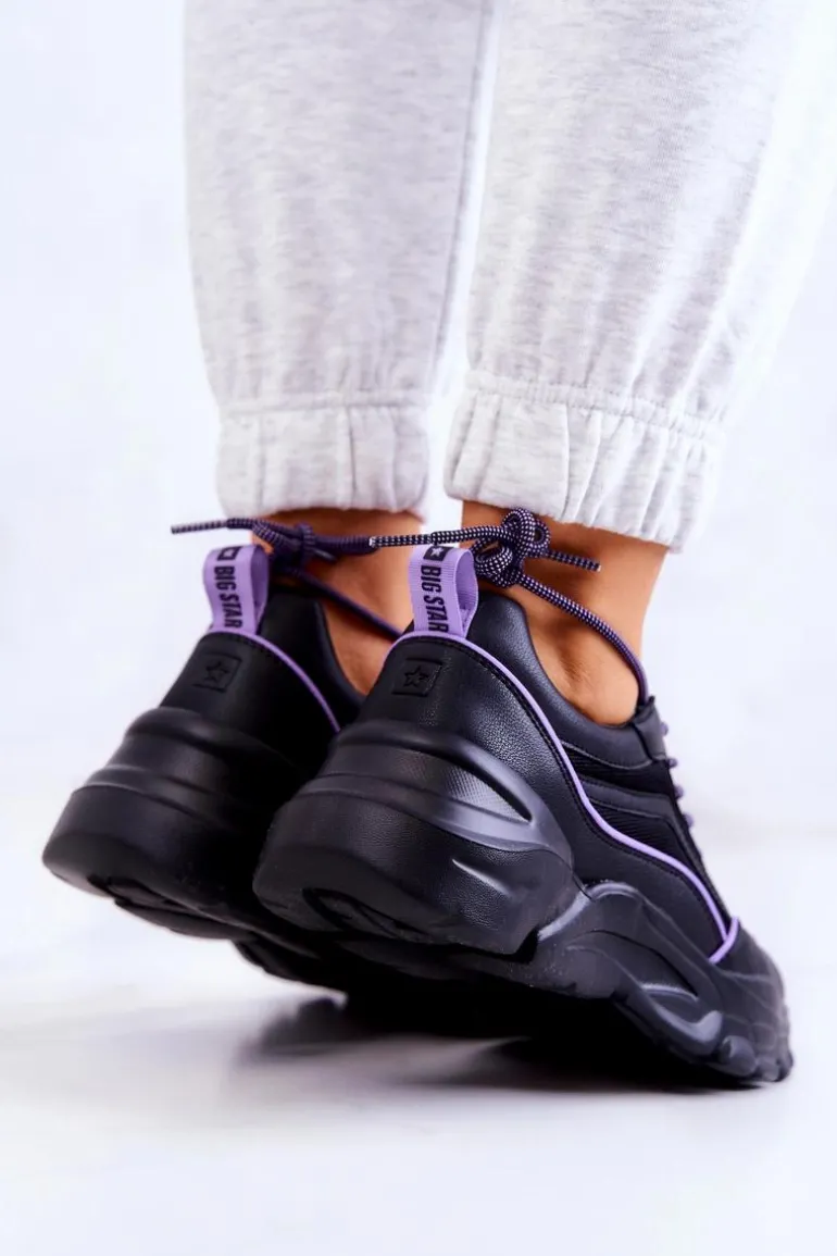 Buty Sportowe Memory Foam Big Star JJ274786 Czarne