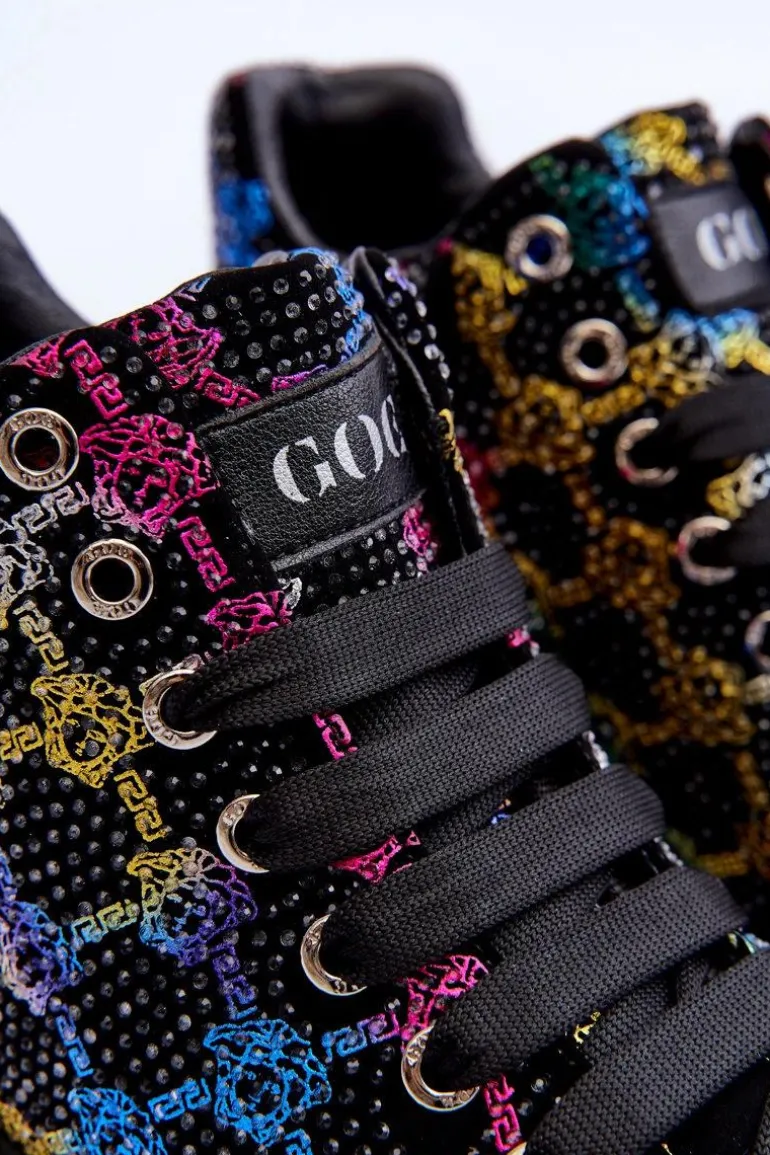 Buty Sportowe Na Platformie Dżety GOE MM2N4009 Czarne