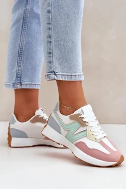 Buty Sportowe Sneakersy Damskie Multikolor Britma