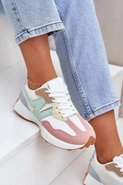 Buty Sportowe Sneakersy Damskie Multikolor Britma