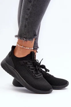 Buty Sportowe Sneakersy Damskie 4F 4FRSS24FLOWF055 Czarne