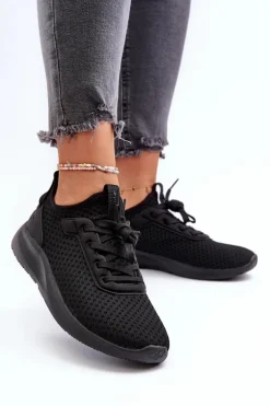 Buty Sportowe Sneakersy Damskie 4F 4FRSS24FLOWF055 Czarne