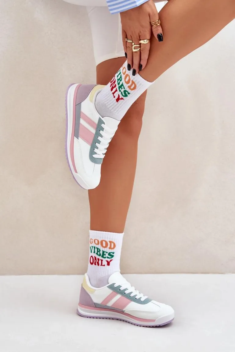 Buty Sportowe Sneakersy Damskie Multikolor Galabis